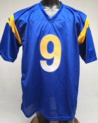 Matthew Stafford Signed Jersey LA Rams Georgia Beckett 4W538424 Super Bowl MVP