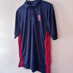 Ole Miss Colosseum Polo Navy And Red Men’s Medium