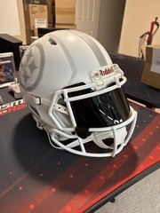 MIRRORED Full Size Football Helmet Visors Comes With Set of Clips DISPLAY ONLY
