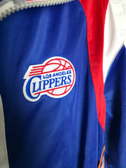 Vintage Y2K Style LA Clippers Zipway Track Jacket NBA Licensed NWT Size S Zip