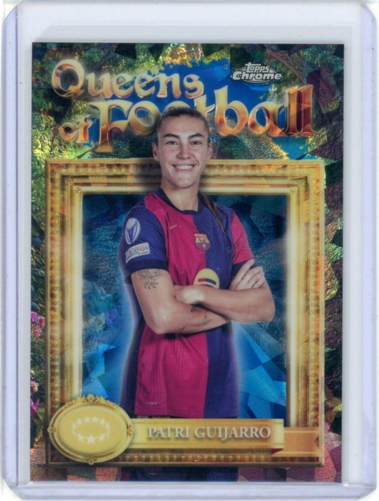 2024-25 TOPPS CHROME UEFA WOMEN&rsquo;S SAPPHIRE QUEENS OF FOOTBALL PATRI GUIJARRO