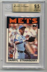 1986 Topps Tiffany Darryl Strawberry #80 BGS 9.5! Only Gem mint on Ebay! Rare!