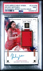 2025 Panini Impeccable WNBA Kelsey Mitchell #2 Elegance Jersey Auto /49 Fever