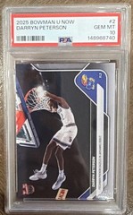 2025-26 Bowman U Now – Darryn Peterson #2 /5229 (RC) PSA 10