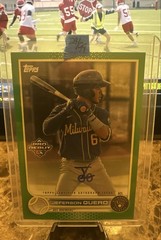 2022 Topps Pro Debut – Jeferson Quero #PD-6 Green Autographs 29/99 (AU, RC)