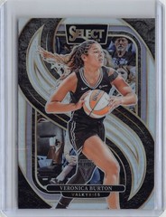 2025 Panini Select WNBA #172 Veronica Burton Silver Prizm Premier