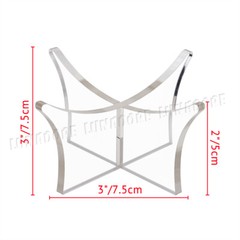 US 3pcs Acrylic Clear Ball Display Stand Rugby Basketball Football Soccer Holder