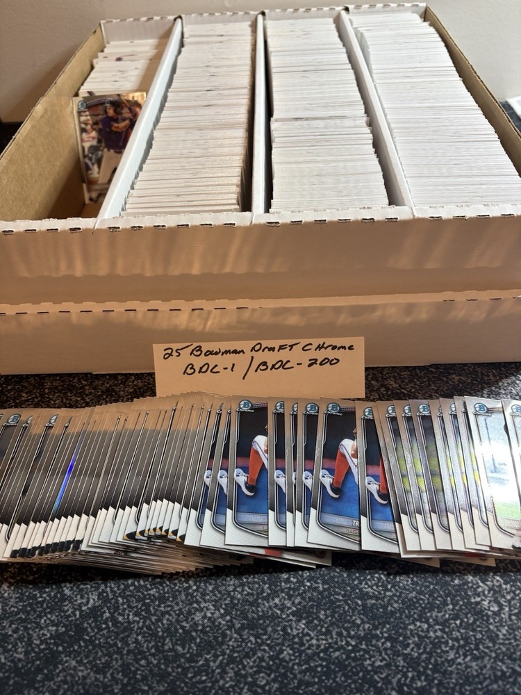 2025 Bowman Draft Chrome Baseball, bdc1-bdc200,4 card minimum,20% off, free ship