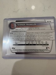 2025 Bowman Draft Tanner Franklin 1st Bowman Orange Paper /25- 🚀🚀 🔥🔥