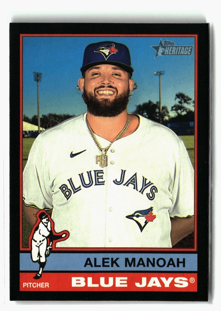 2025 Topps Heritage #486 Alek Manoah Black Border