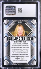 2022 Metal Pop Century #BA-CA1 Christina Applegate /7 PURPLE MOJO AUTO CGC 10