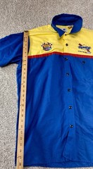 Sunoco Official Fuel of NASCA RShort Sleeve Button Shirt Size Medium