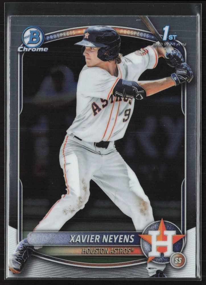 2025 Bowman Draft Xavier Neyens Chrome Houston Astros #BDC-2 1st Prospect