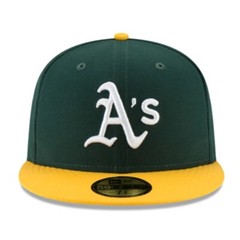 Oakland Athletics OAK MLB New Era 59FIFTY Fitted Cap – 2 Tone / Green / Black