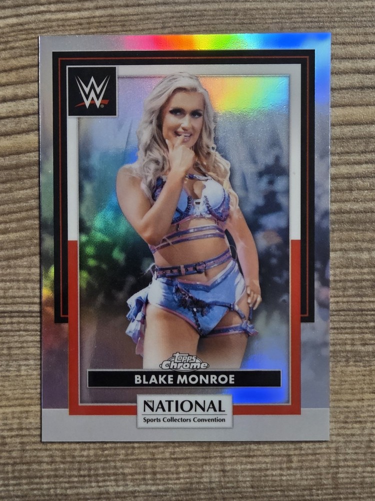 2026 WWE Topps NSCC Collection BLAKE MONROE Refractor #WWE-24 The National