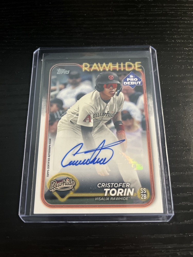 2024 Topps Pro Debut Baseball Cristofer Torin Auto – Visalia Rawhide