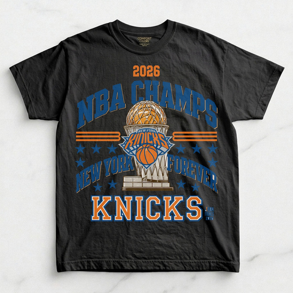 New York Basketball Champions 2026 T-Shirt, 2026 NBA Finals Trophy FREESHIP