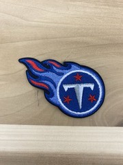 Set Of 3 Tennessee Titans Embroidered Iron On Patches 2.5”-3”