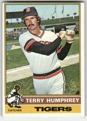 1976 Topps Terry Humphrey #552 Detroit Tigers
