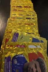 2026 PANINI WORLD CUP GOLD Crumple Stickers SINGLES – PICK & COMPLETE SET