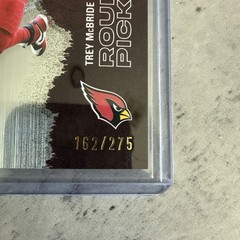 2025 Topps Signature Class – #1 Trey McBride Arizona Cardinals /275 Brushed