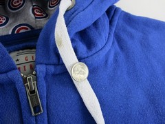 MLB Chicago Cubs Soft As A Grape Women&rsquo;s Hoodie Sweatshirt Full Zip Up Size 3
