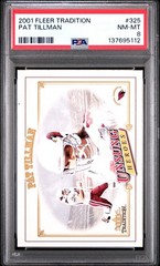 2001 Fleer Tradition Unsung Heroes Pat Tillman #325 RC PSA 8 NM-MT Rare