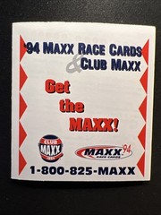 1994 Maxx: Race Cards-Series 1 NASCAR #n/a Promo Contest Card 🏎🐷🏁