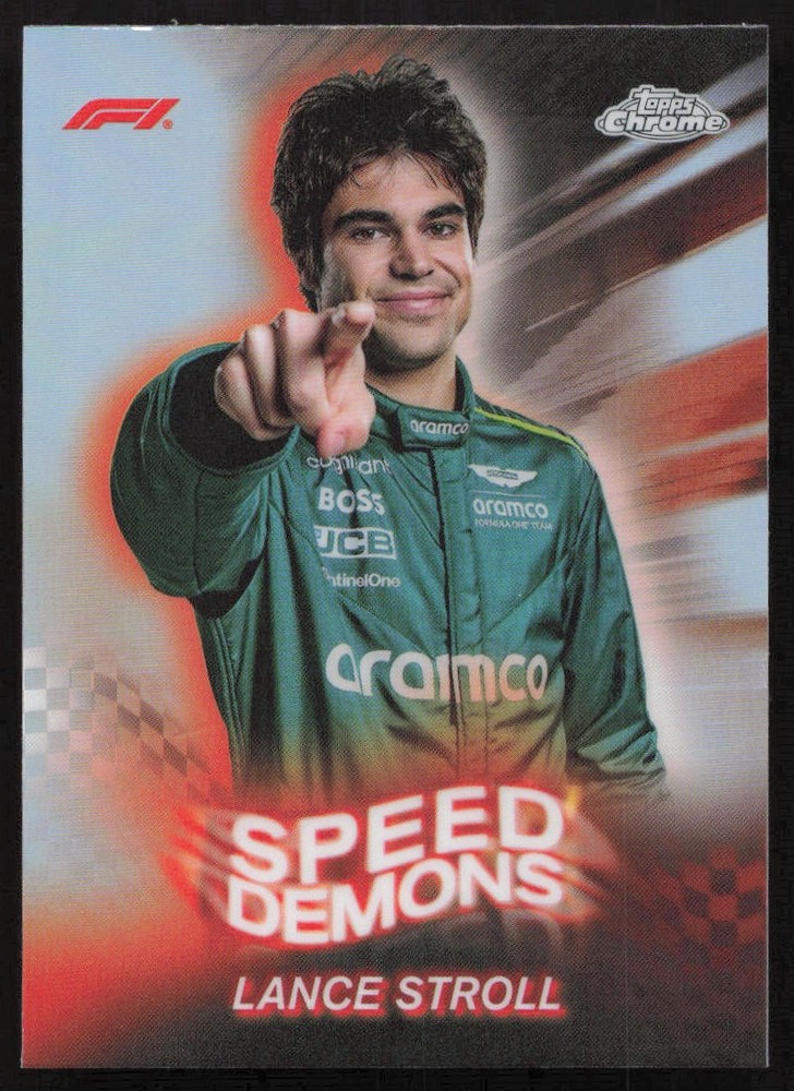 2024 Topps Chrome F1 – Lance Stroll #SD-12 – Speed Demons – Aston Martin