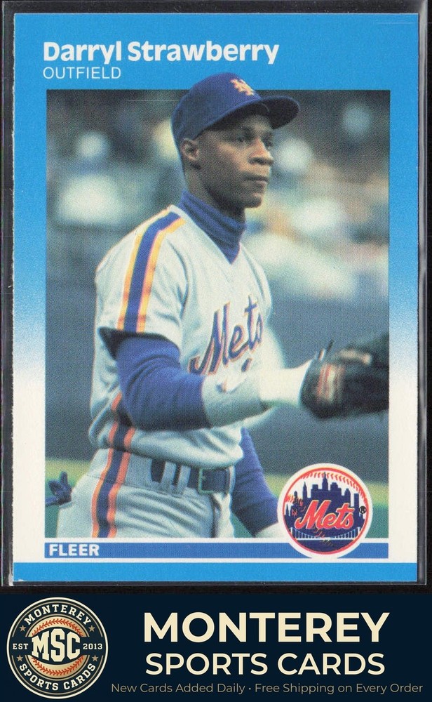 Darryl Strawberry 1987 Fleer #23 New York Mets