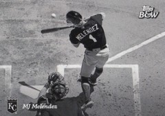 MJ MELENDEZ TOPPS BLACK & WHITE B&W ROOKIE CARD RC ROYALS #7 2023 23