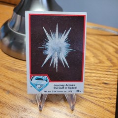1978 Topps Superman DC Comics Card Journey Across the Gulf of Space! #28