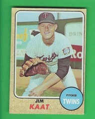 1968 Topps Jim Kaat HOF #450 NM-