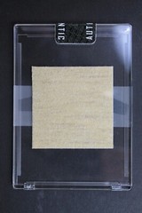 Willie Mays 1960s Authenticated Game Worn Shirt Swatch SportsCards.Com Authentic