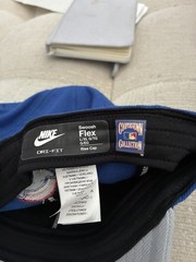 Nike Dri-FIT Chicago Cubs Flex Fit Cap Gray Blue MLB Baseball Men L/XL