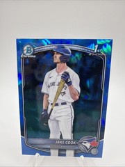 Jake Cook 2025 Bowman Draft Sapphire #BDC-97 Chrome Rookie 1st RC Blue Jays
