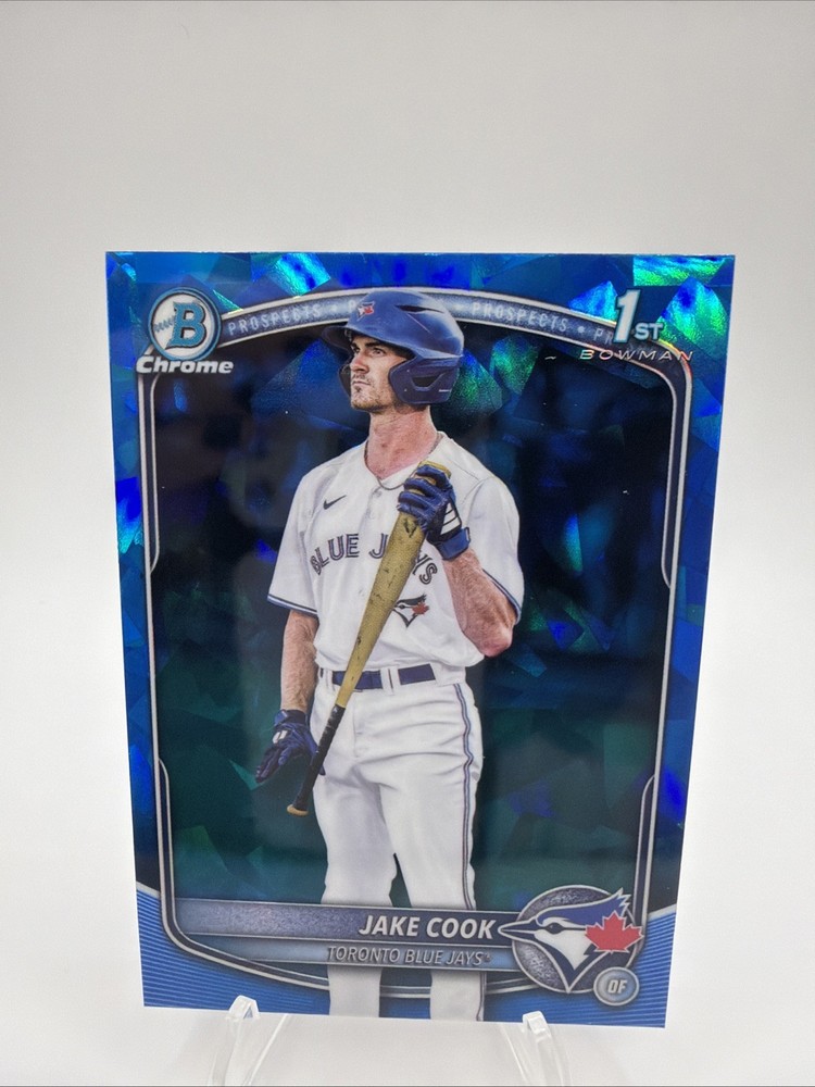 Jake Cook 2025 Bowman Draft Sapphire #BDC-97 Chrome Rookie 1st RC Blue Jays