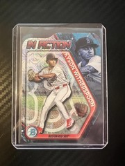 2025 Bowman Draft #BIA-7 Kyson Witherspoon Bowman In Action Mojo Refractor