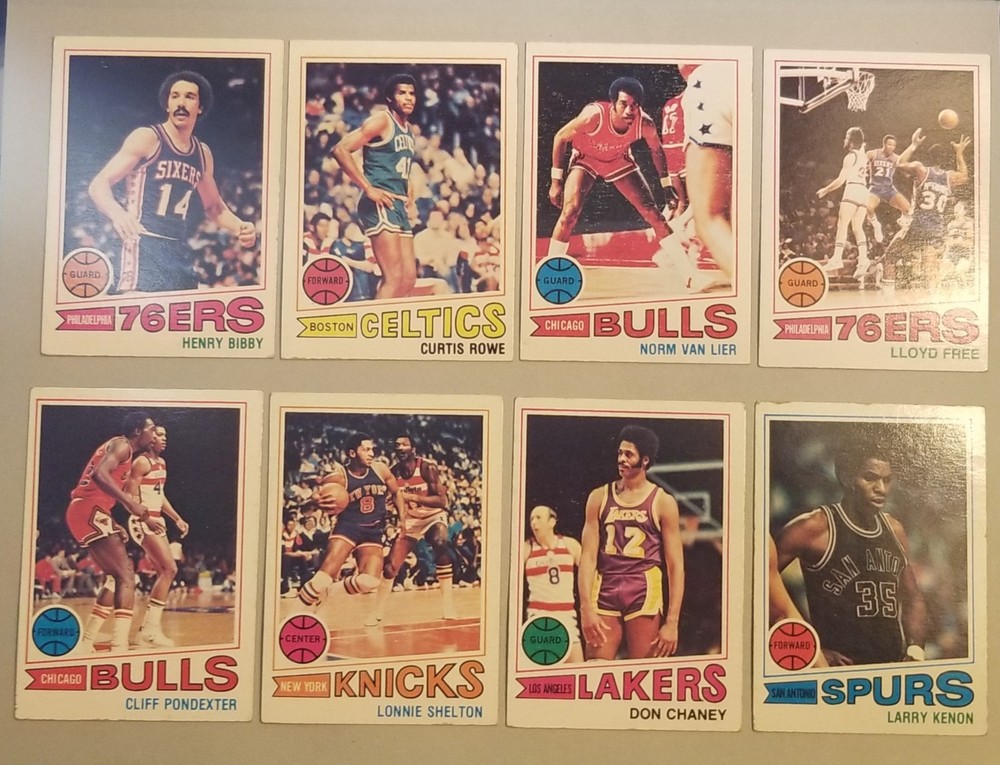 1977-78 Topps Basketball Partial Set 24 Cards VG/EX.