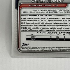 Walker Jenkins 1st Bowman Chrome Insert 2024 Bowman Chrome Baseball #BCP-43