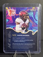 2021 Wild Card Alumination Rashod Bateman #BG-17 Groovin&rsquo; 14/50 Rookie Card RC