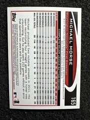MICHAEL MORSE #165 2012 Topps Baseball QTY Washington Nationals