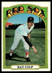 1972 Topps Ray Culp Boston Red Sox #2