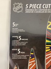 Sports Vault NHL Chicago Blackhawks Kitchen Knives Set of Five