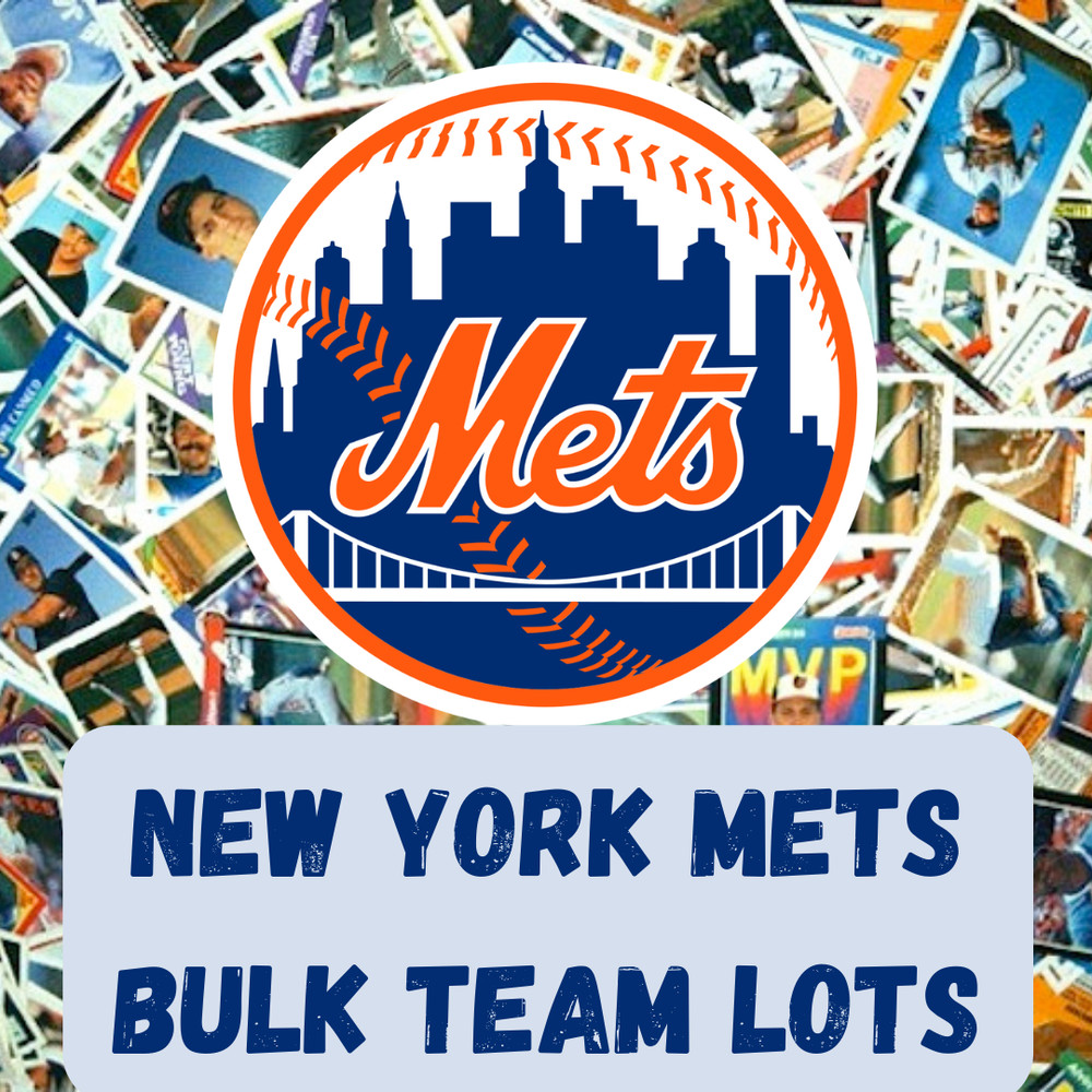 New York Mets Bulk Team Lots – Stars, HOF, Rookies, from 1980 to present