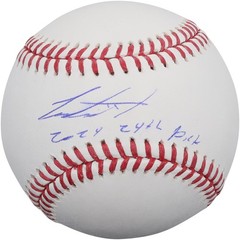 Cam Caminiti Atlanta Braves Signed Baseball with « 2024 24th Pick » Inscription