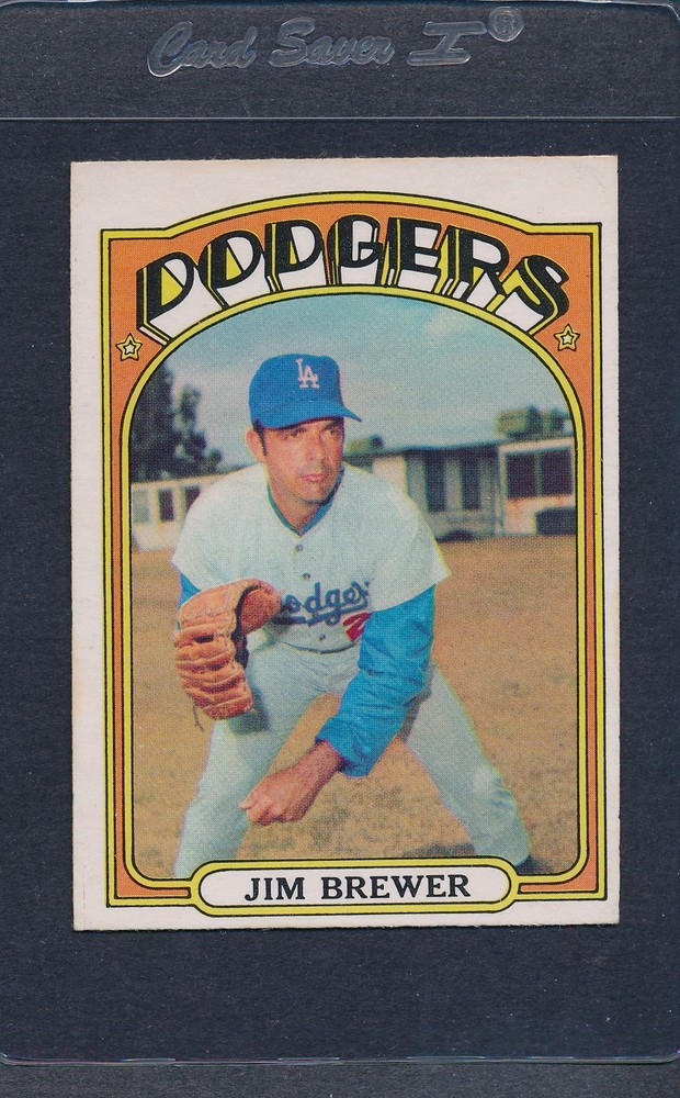 1972 OPC O-Pee-Chee #151 Jim Brewer Dodgers EX *114