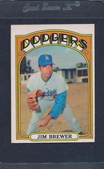 1972 OPC O-Pee-Chee #151 Jim Brewer Dodgers EX *114