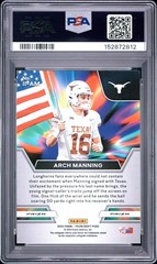 2024 Prizm Draft Picks Instant Impact Arch Manning Red Ice #IIAM PSA 8 NM-MT