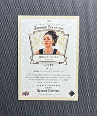 2026 Upper Deck Goodwin Champions Bella Hines Purple Diamonds /99